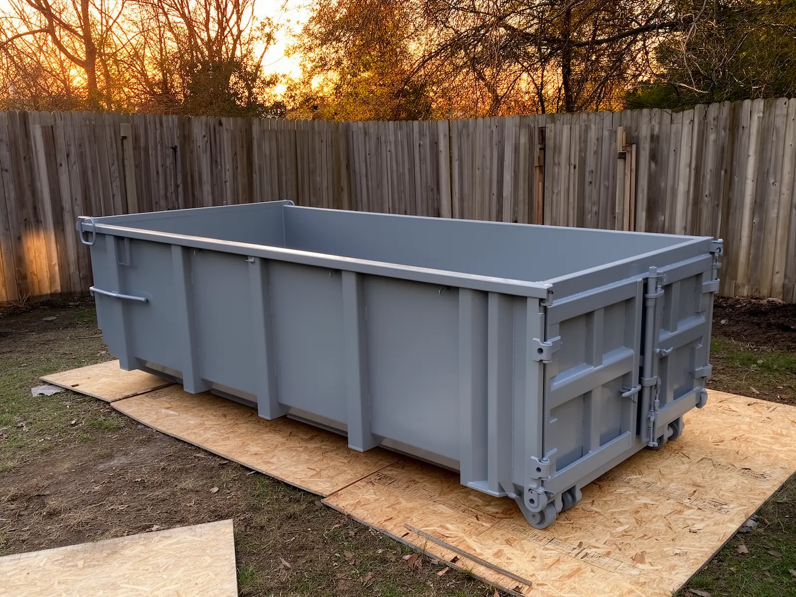 Roll-off dumpster from Dogwood Woods Dumpster Rental in Auburn, MA